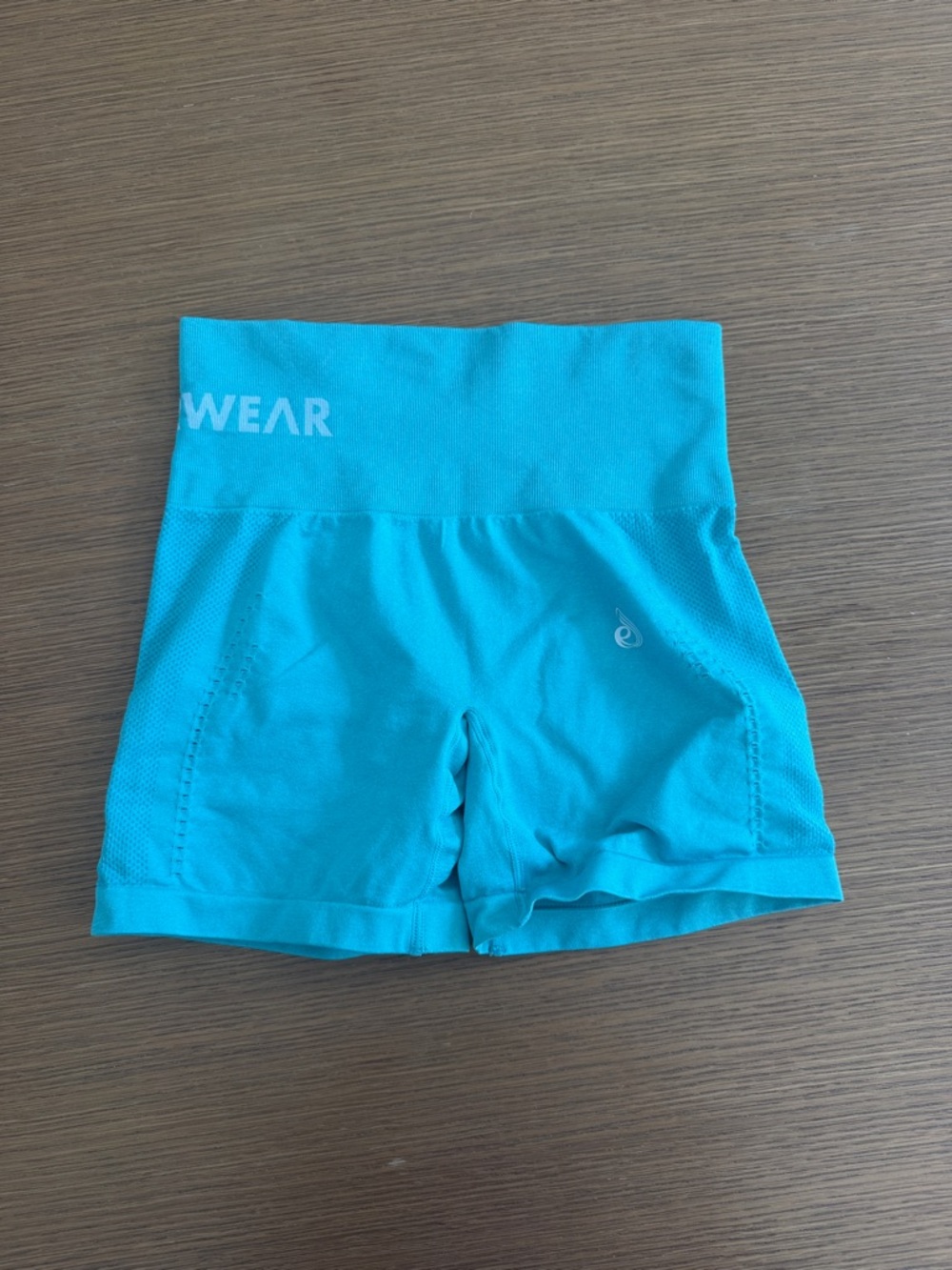 Ryderwear Turquoise High-Rise Athletic Shorts